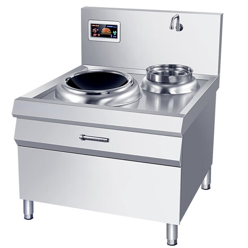 商用電磁爐15kw電灶臺大功率電磁灶廚房設備酒店飯店電爐灶電炒爐100*80單灶300爐頭220V6